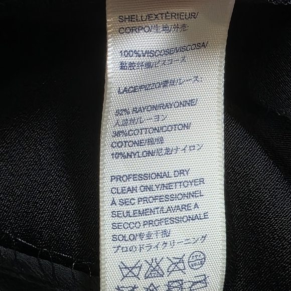 NWT Rebecca Minkoff Black Aurora Lace Shift Mini Dress - Picture 10 of 11